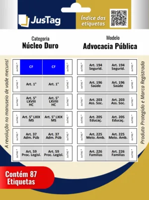 Etiqueta Vade Mecum | Advocacia Pública [Núcleo Duro]