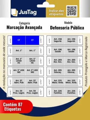 Etiqueta Vade Mecum | Defensoria Pública [Avançado]