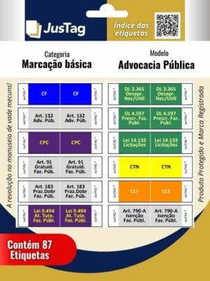 Etiqueta Vade Mecum | Advocacia Pública [Básica]