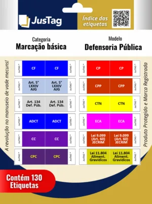 Etiqueta Vade Mecum | Defensoria Pública [Básica]