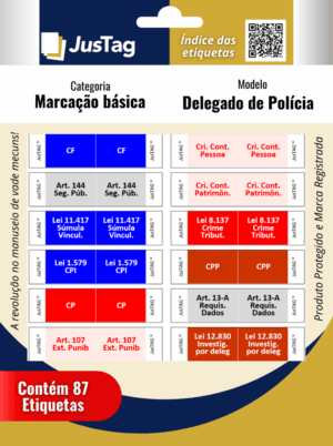 Etiqueta Vade Mecum | Delegado de Polícia [Básica]