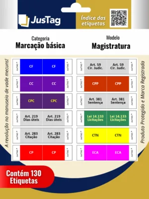 Etiqueta Vade Mecum | Magistratura [Básica]