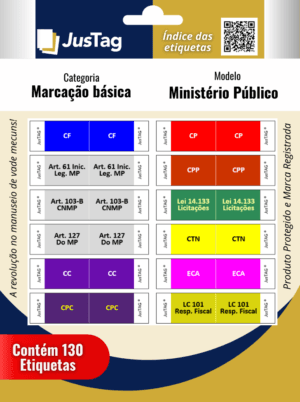 Etiqueta Vade Mecum | Ministério Público [Básica]