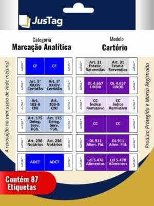 Etiqueta Vade Mecum | Cartório (Analítica)