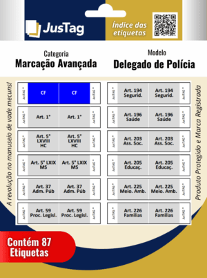 Etiqueta Vade Mecum | Delegado de Polícia [Avançado]