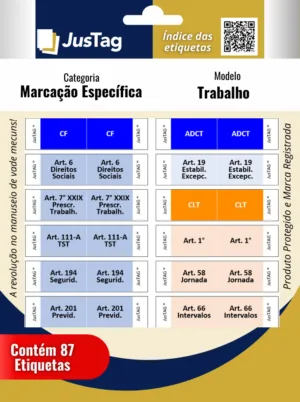 Etiqueta Vade Mecum - Trabalho