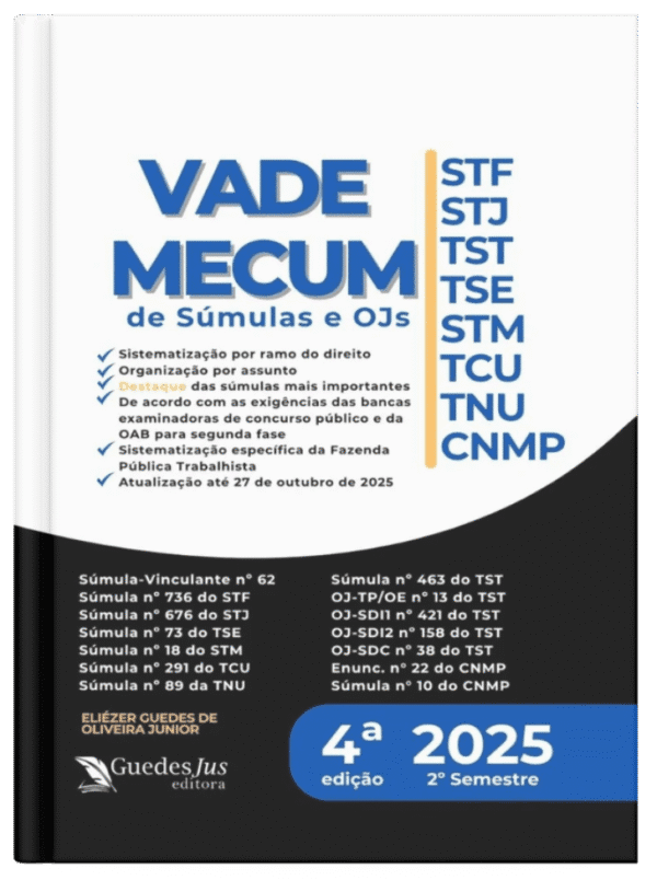 Vade Mecum de Súmulas e OJs Organizadas (2025.2) [POD]