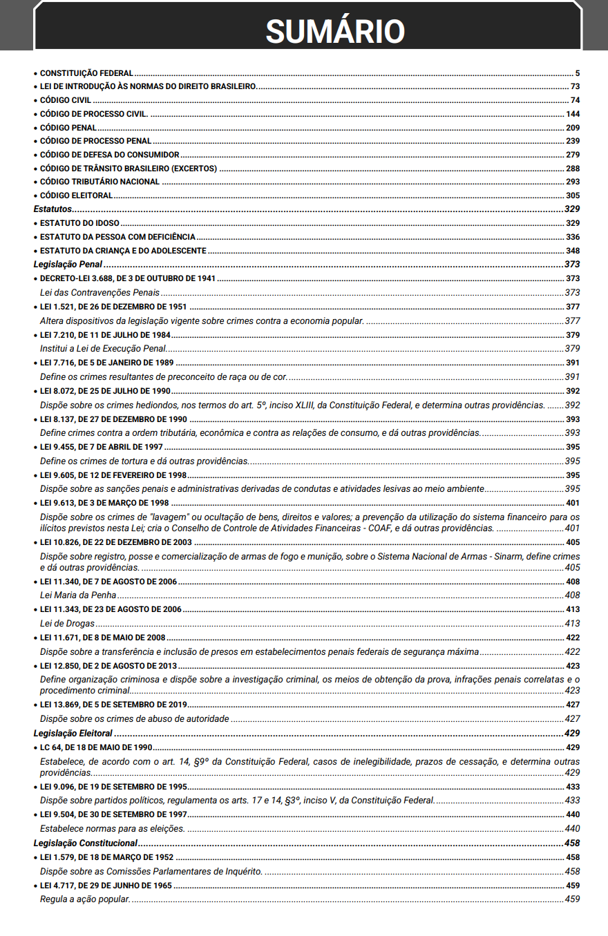 Vade Mecum Legislação Seca Federal (vendas só até 6am de 27/5) - Imagem 2