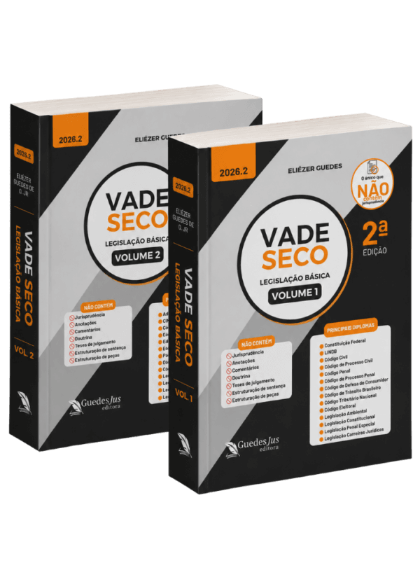 Vade Seco - Legislação Comum | Vol. 1 e 2 (2026.2) [PRÉ-VENDA]
